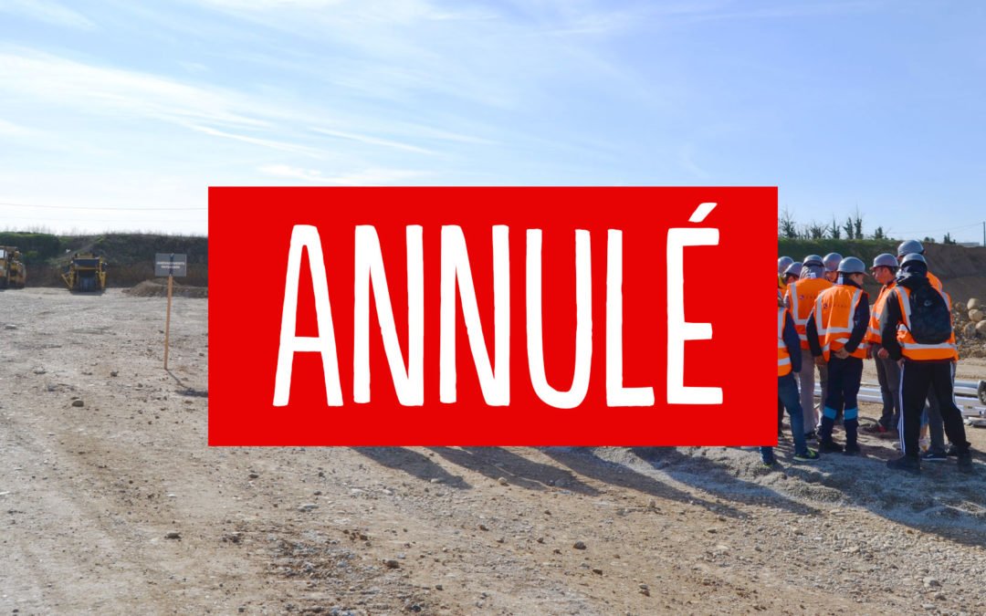 Annulation de nos portes-ouvertes
